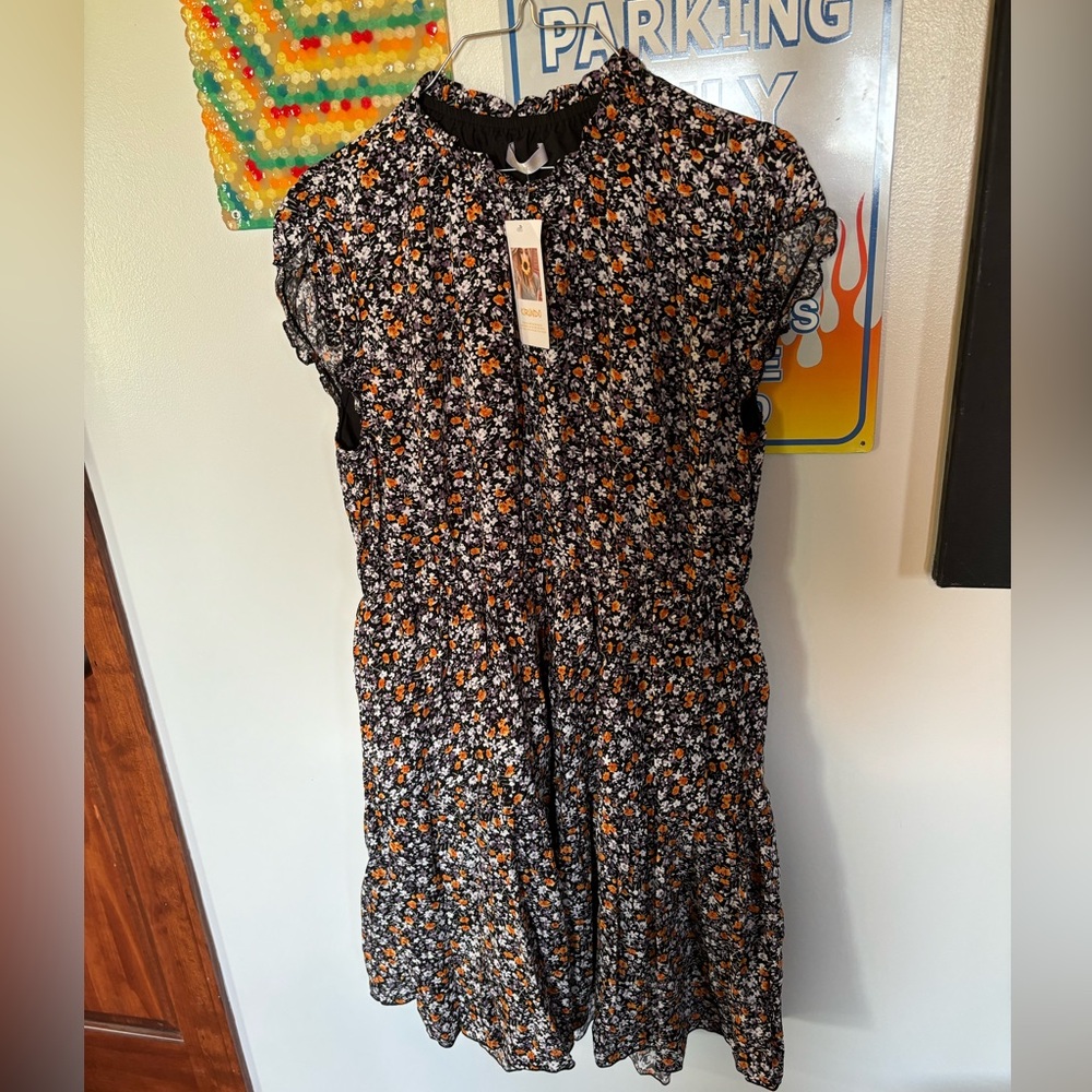 💐Small Print Floral Dress💐